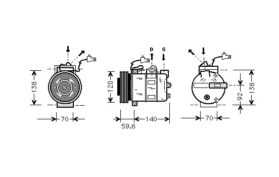 Compressor, air conditioning, Image 2