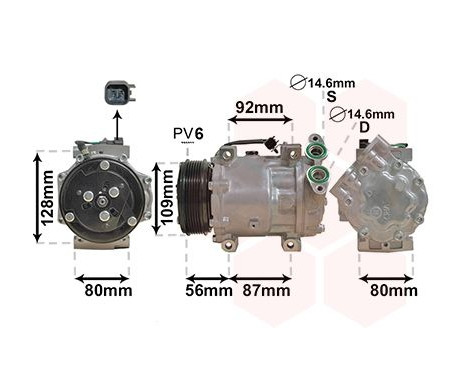 Compressor, air conditioning