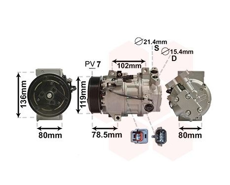 Compressor, air conditioning