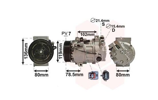 Compressor, air conditioning