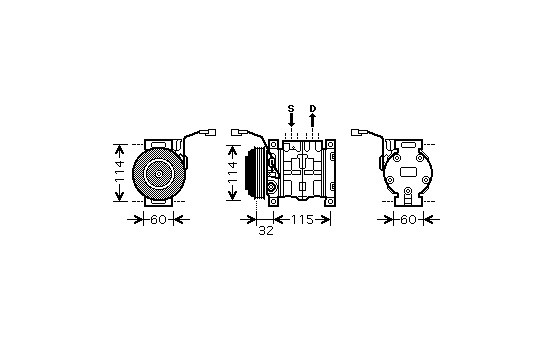 Compressor, air conditioning, Image 2