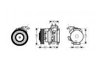 Compressor, air conditioning