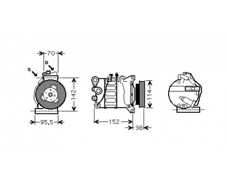 Compressor, air conditioning, Image 2