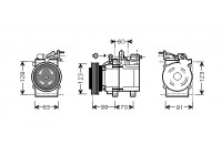 Compressor, air conditioning