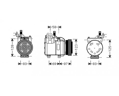 Compressor, air conditioning, Image 2
