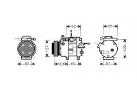 Compressor, air conditioning