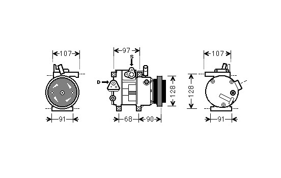 Compressor, air conditioning, Image 2