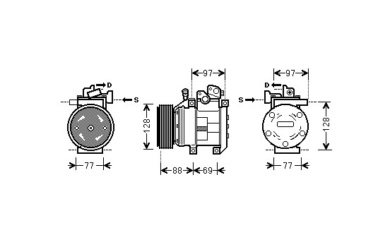 Compressor, air conditioning, Image 2