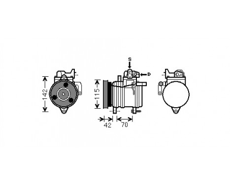 Compressor, air conditioning, Image 2