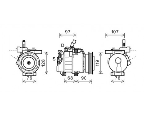 Compressor, air conditioning
