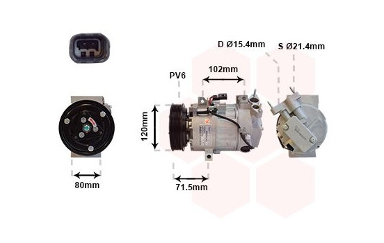 Compressor, air conditioning