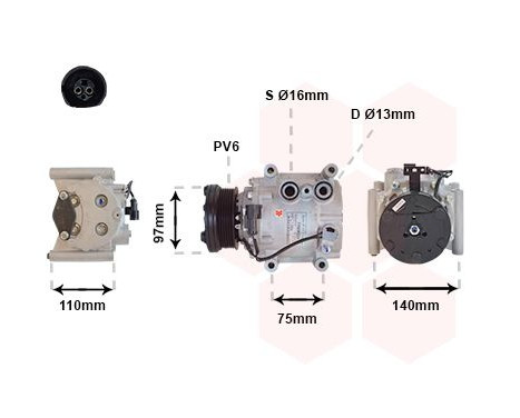 Compressor, air conditioning
