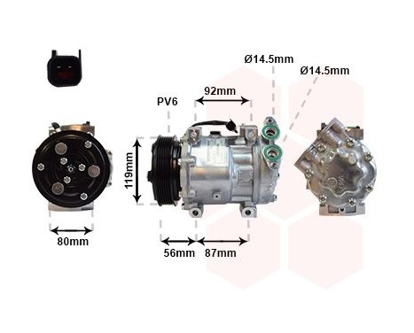 Compressor, air conditioning