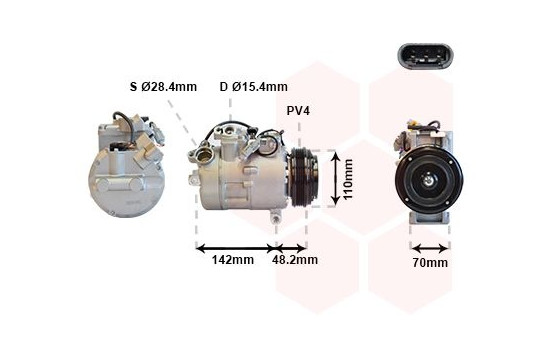 Compressor, air conditioning