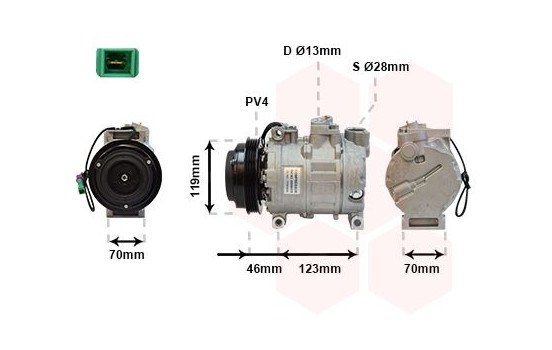 Compressor, air conditioning