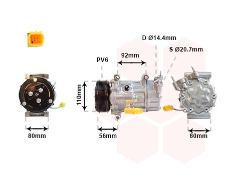 Compressor, air conditioning