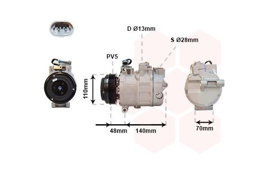 Compressor, air conditioning