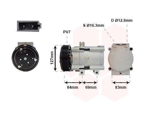 Compressor, air conditioning