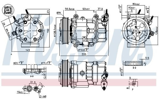 Compressor, air conditioning