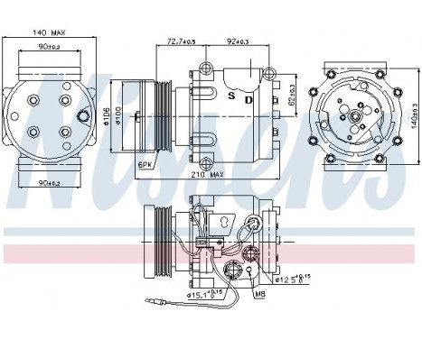 Compressor, air conditioning, Image 5