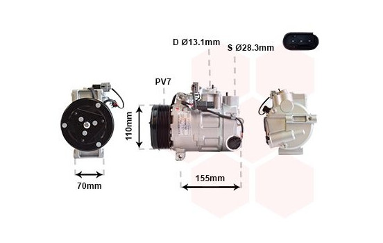 Compressor, air conditioning