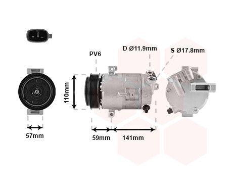 Compressor, air conditioning