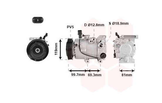 Compressor, air conditioning