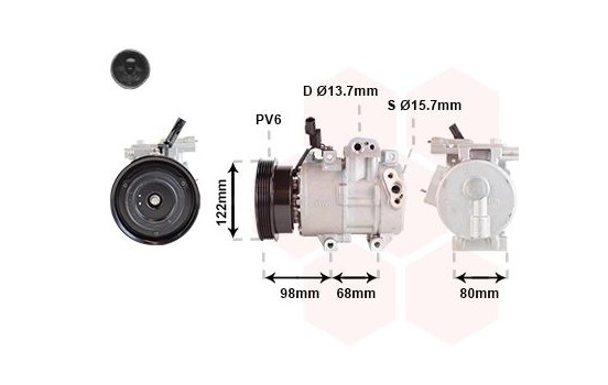 Compressor, air conditioning