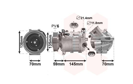 Compressor, air conditioning