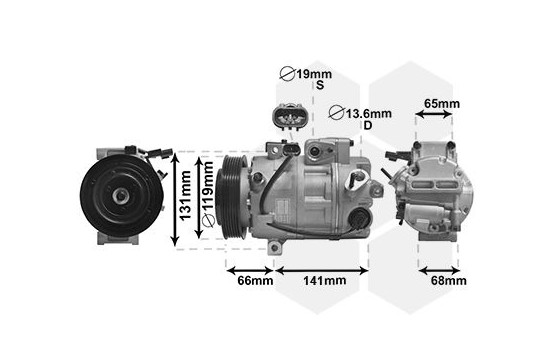 Compressor, air conditioning