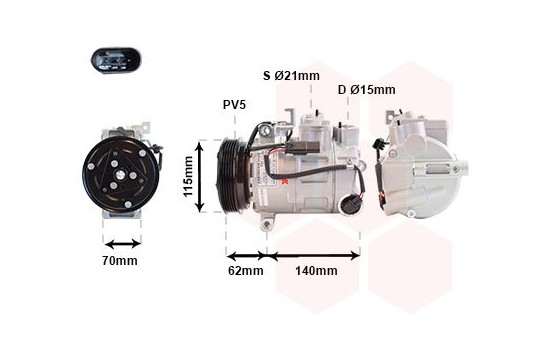 Compressor, air conditioning