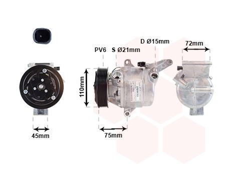 Compressor, air conditioning
