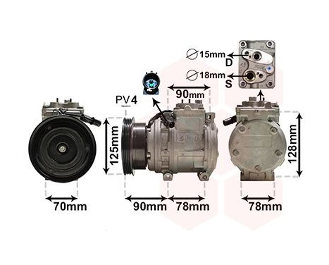 Compressor, air conditioning