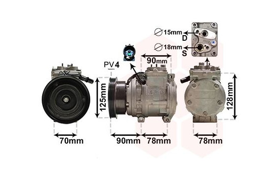 Compressor, air conditioning