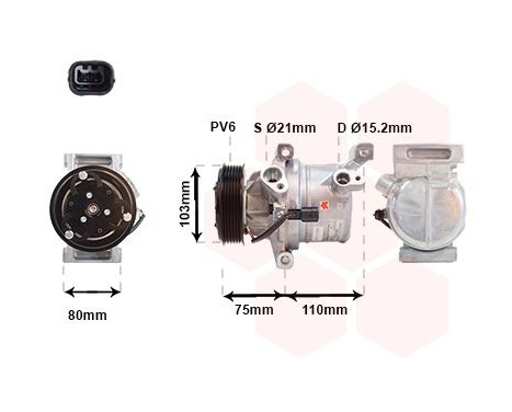 Compressor, air conditioning, Image 2