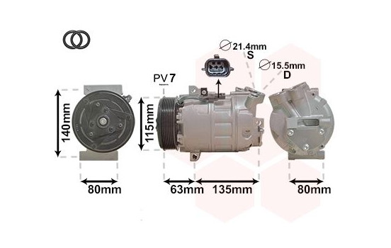 Compressor, air conditioning