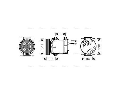 Compressor, air conditioning