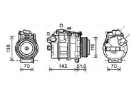 Compressor, air conditioning