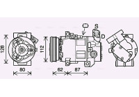 Compressor, air conditioning