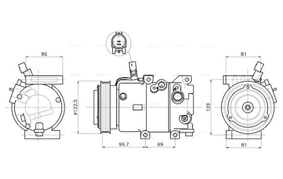 Compressor, air conditioning