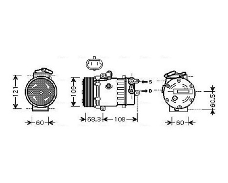 Compressor, air conditioning