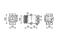 Compressor, air conditioning