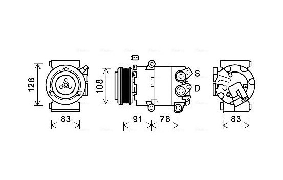 Compressor, air conditioning