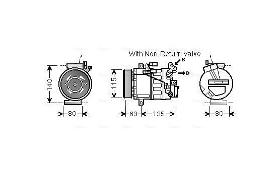 Compressor, air conditioning