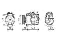 Compressor, air conditioning