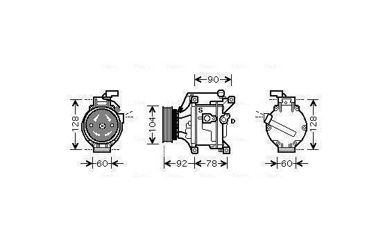 Compressor, air conditioning