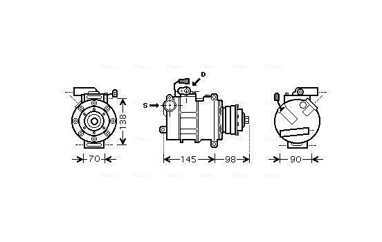 Compressor, air conditioning