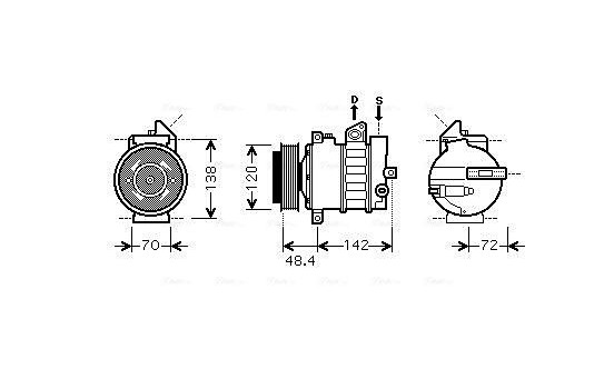 Compressor, air conditioning