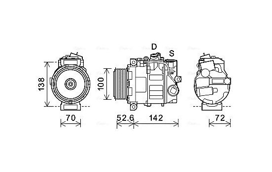 Compressor, air conditioning