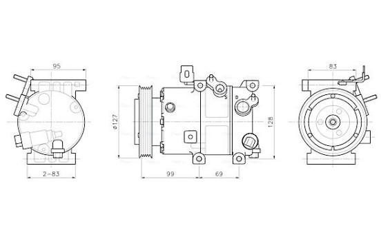 Compressor, air conditioning